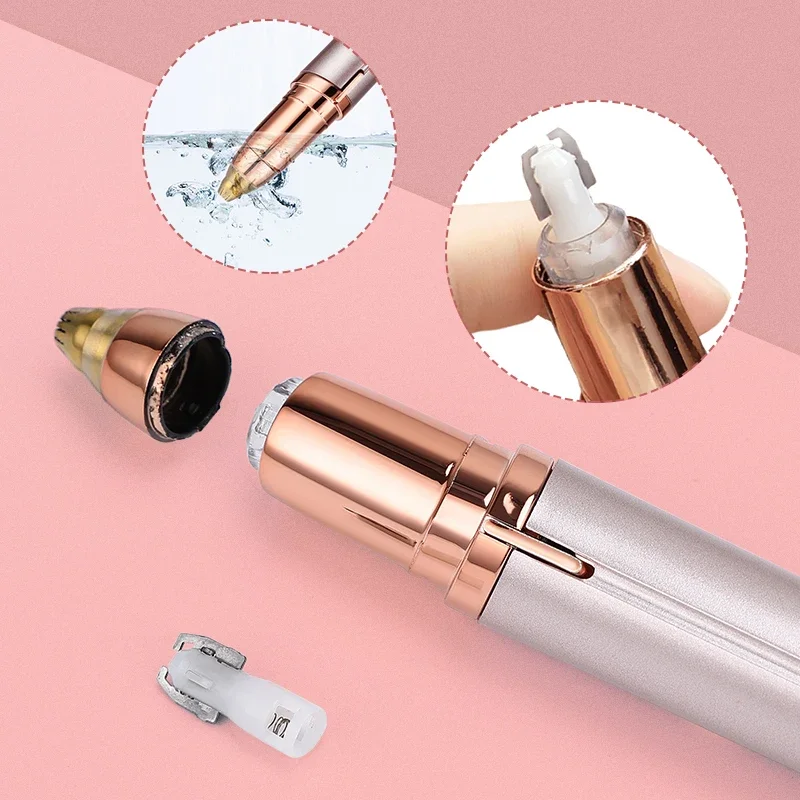 DIOZO Electric Eyebrow Trimmer Eyebrow Trimmer USB Rechargeable Eyebrow Trimmer Apply To Facial Eyebrows Portable Mini Depilator