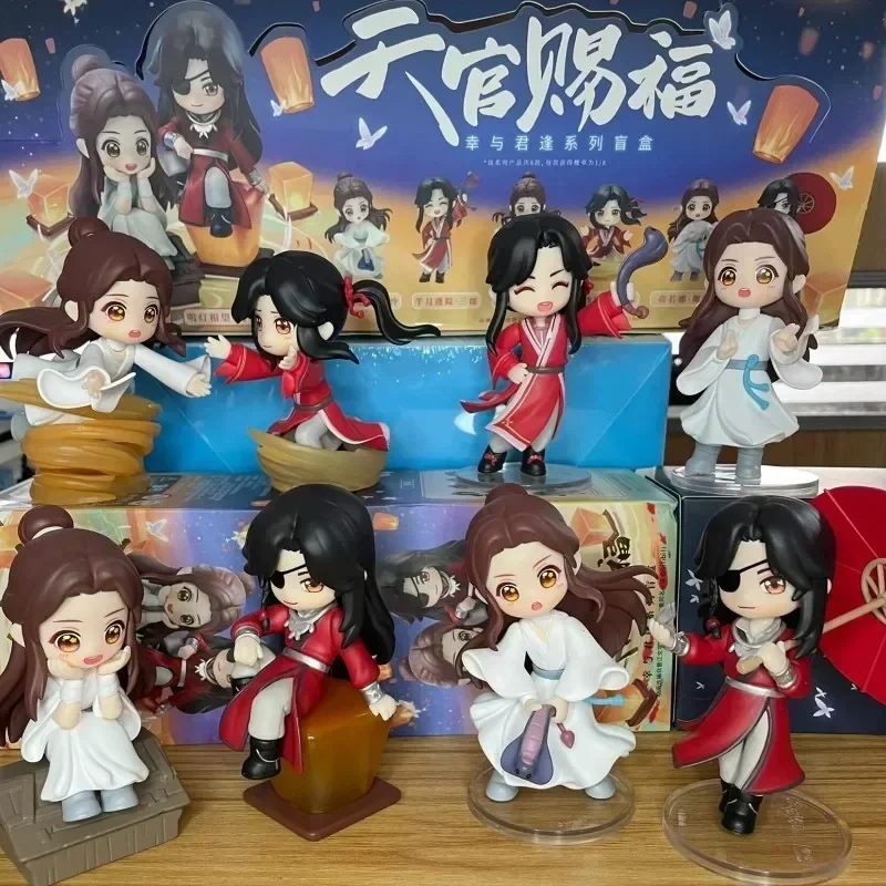 Original Heaven Officials Blessing Blind Box Hua Cheng Xie Lian Tian Guan Ci Fu Kawaii Anime Action Figure Surprise Box Gift