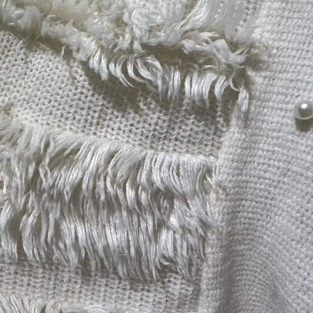 

Этнический стиль, осенне-зимняя вязаная шаль, пуловер из искусственного кашемира, вязаная накидка с жемчугом и кисточками, универсальное пальто с высоким воротом, накладки