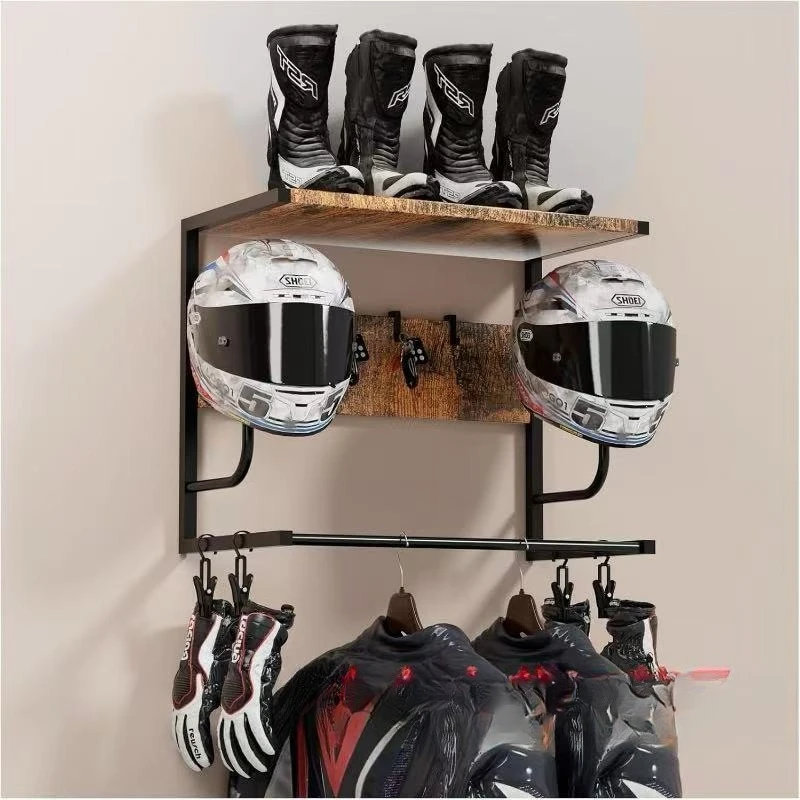 Helmet display rack Wall-mounted hanger Helmet storage rack