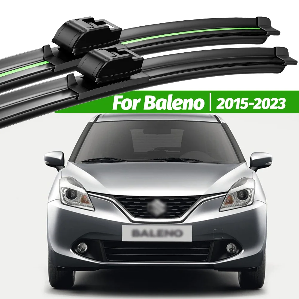 

For Suzuki Baleno 2015-2023 2pcs Front Windshield Wiper Blades 2016 2017 2018 2019 2020 2021 2022 Windscreen Window Accessories