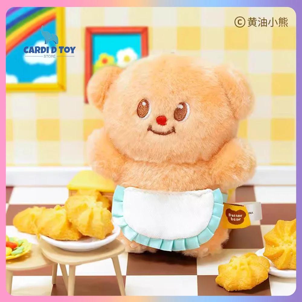 Butterbear Apron Pendant Stuffed Toy Cartoon - Hanging  Kawaii Bear Doll Plush Toy Ornaments Cupid Shaped Pendant Gift Toys