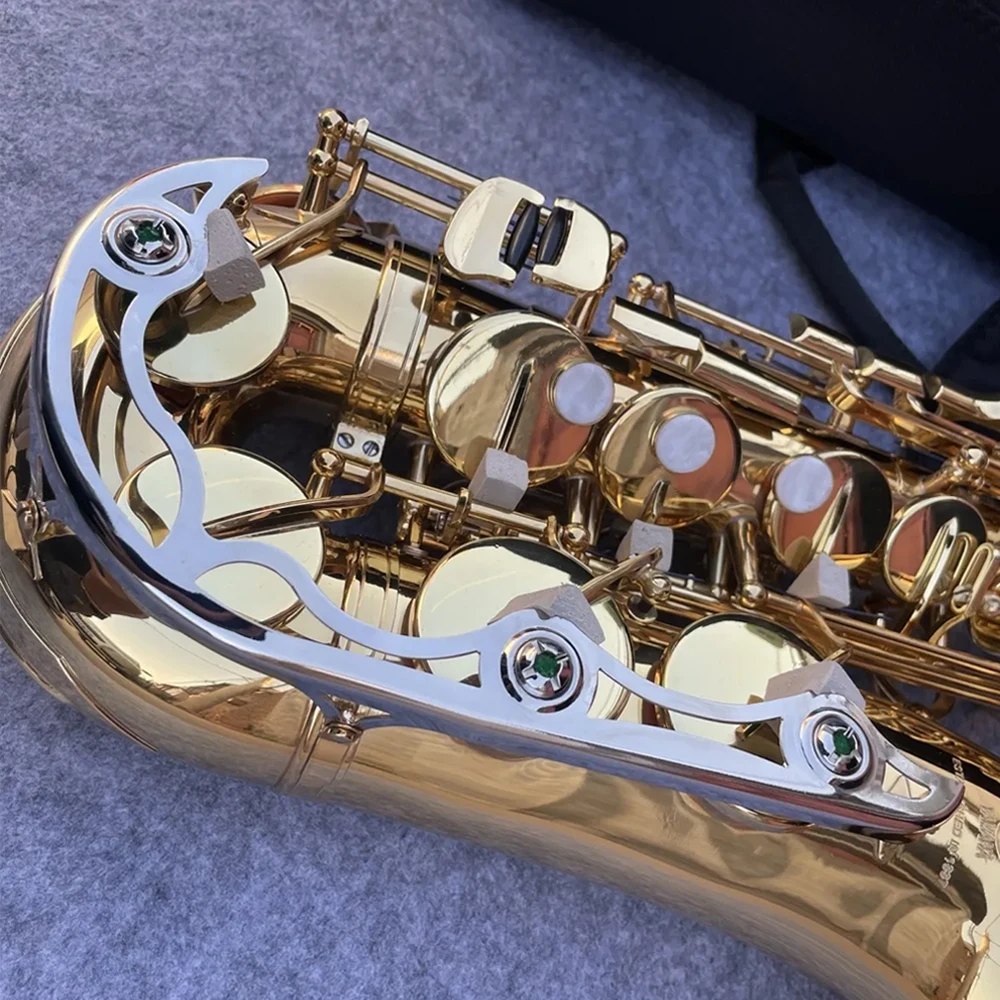 Japan 200DR alto saxophone flat E key one to one model carved saxophone instrument high quality