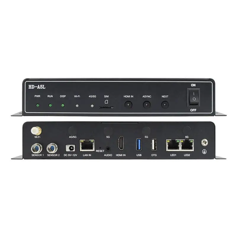Huidu A4L A5L A6L H6 H8 A7 A8 H4K LED Display Digital Screen Dual-Mode Async Sync Control Multimedia Player Ads Billboard Box