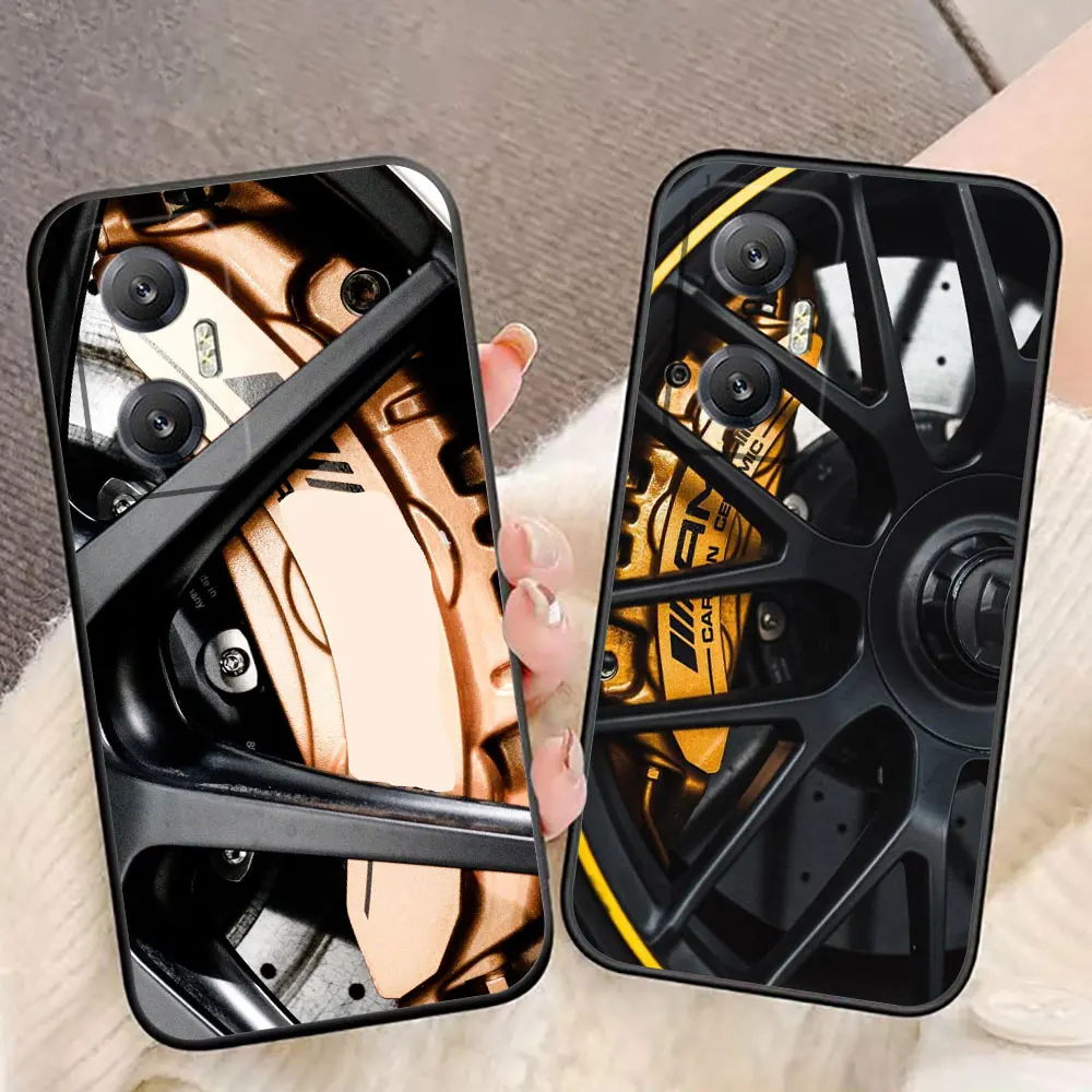 

Luxury Sports Car Wheel Caliper Phone Case For Infinix HOT 10 10I 10S 11 11S 12 12I 20 20I 20S 30 30I 50 ZERO X 20 30 40 Case