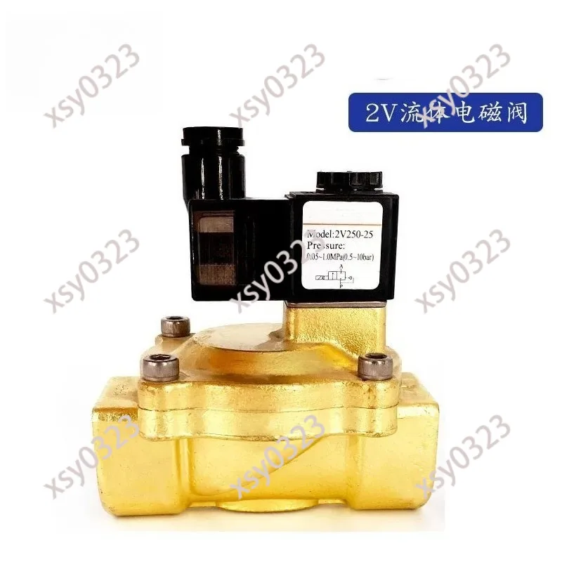 Two Way Solenoid Valve Water Valve, 2V130-10 2V130-15 2V25020B 2V25025B Pneumatic Control Valve