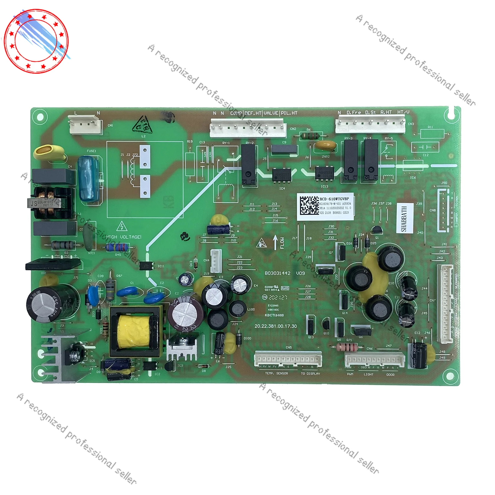 

BCD-610WTGVBP Refrigerator/Fridge Main PCB Control Board for Hisense RQ-81WC4SAA/WG