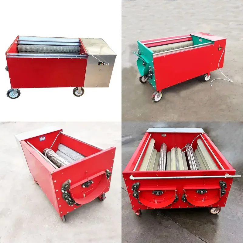 Automatic Fruit Vegetable Peeling Machine High Productivity Nut Peeler 220V 380V 400KG Motor Driven Farm Equipment