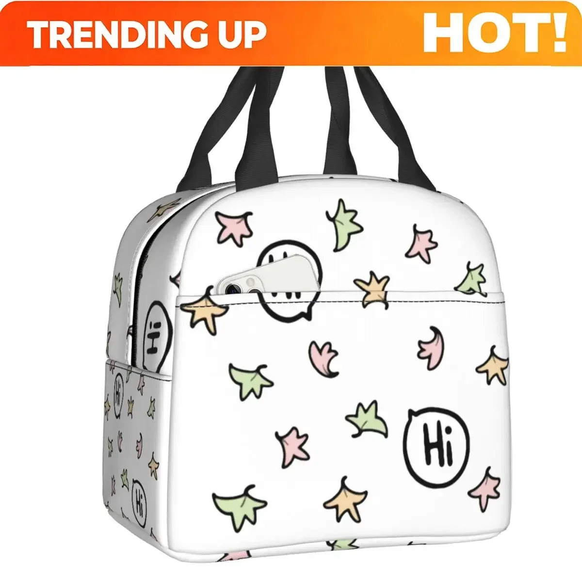 Custom Bag Custom Custom Heartstopper Hi Portable Lunch Boxes For Women Waterproof Charlie And Nick Cooler Thermal Food Insulate