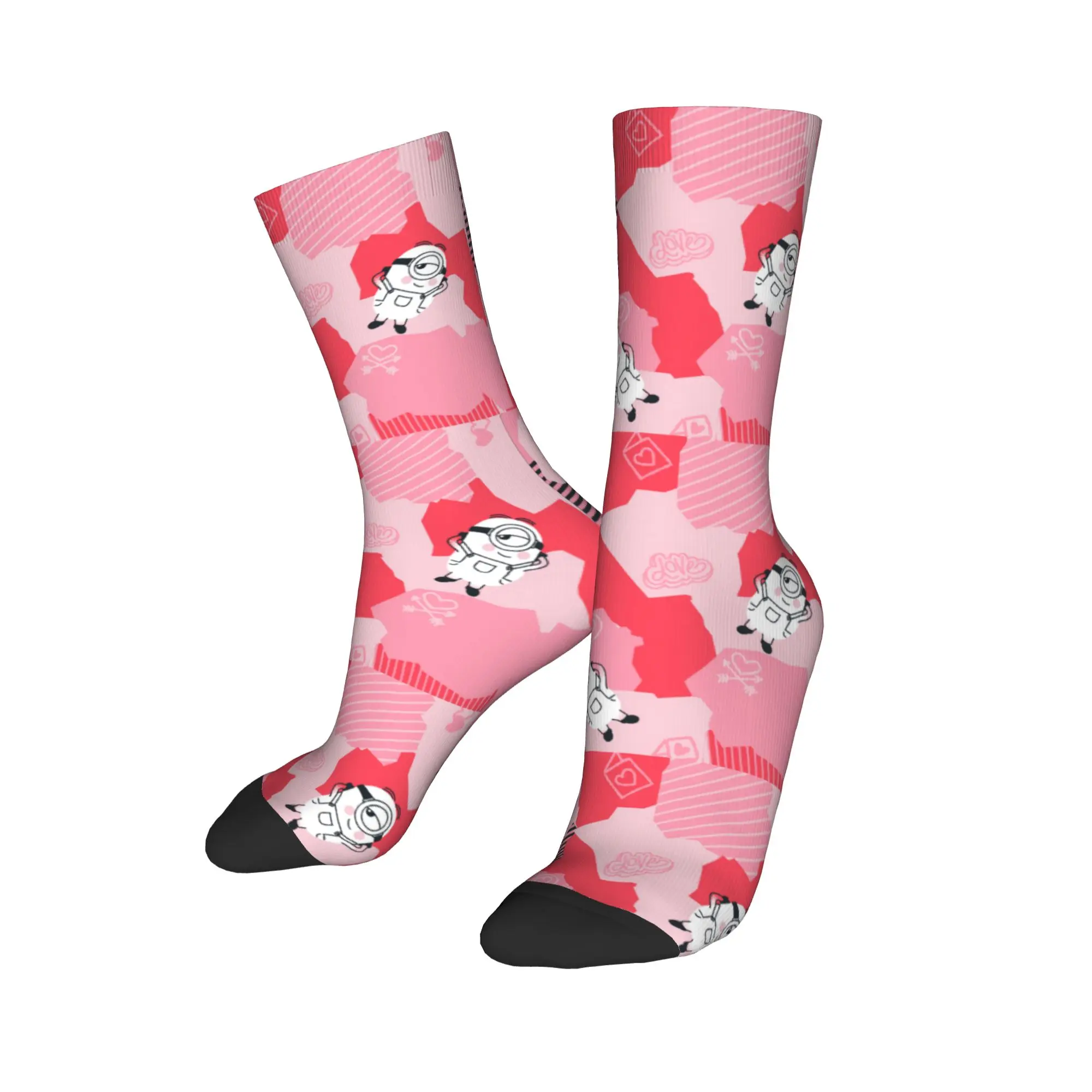 شتاء دافئ بارد النساء الرجال M- التوابع الكرتون الجوارب تنفس جوارب كرة السلة ،