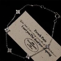 2026 New Crystal Flower Stainless Steel Bracelet Women Fashion Personality Korean Bracelet Jewelry Accessories Anniversary Gift - Image 2