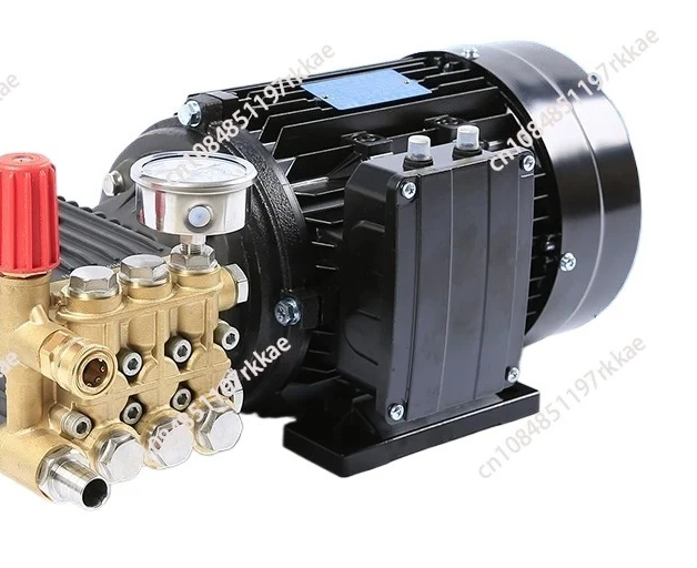 High pressure cleaner motor plus pump head Commercial car washing machine 220V spray fog booster plunger pump