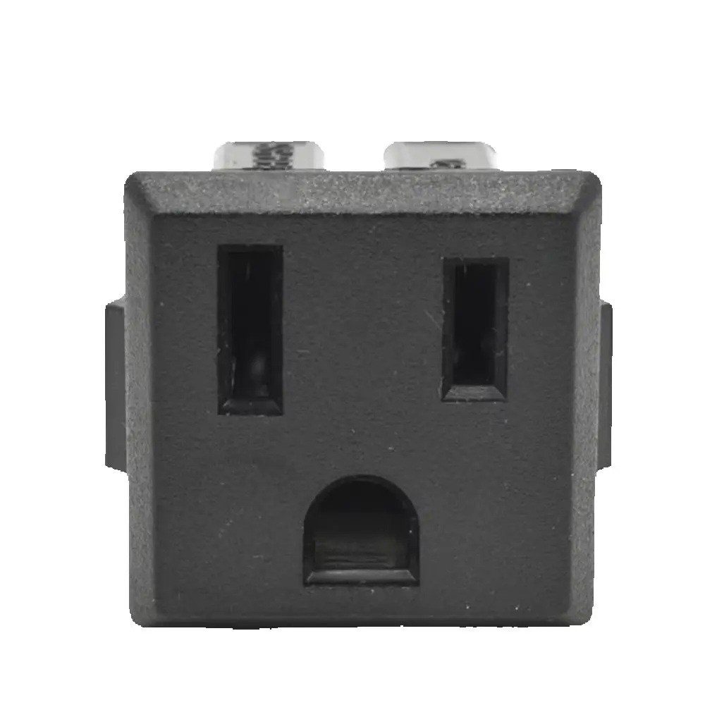 5/10/50/100PCS White Black 125V 15A US L5-15R PDU UPS AC Power Outlet 3 Pin America Electrical Panel Receptacle AC Socket Type B