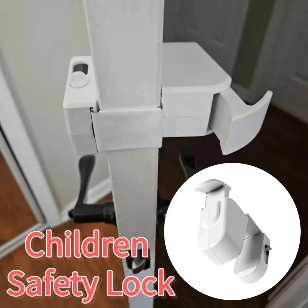 Snap-on Child Proof Door Lock Multi-functional Universal Fit Children Safety Lock Adhesive-Free Easy Installation