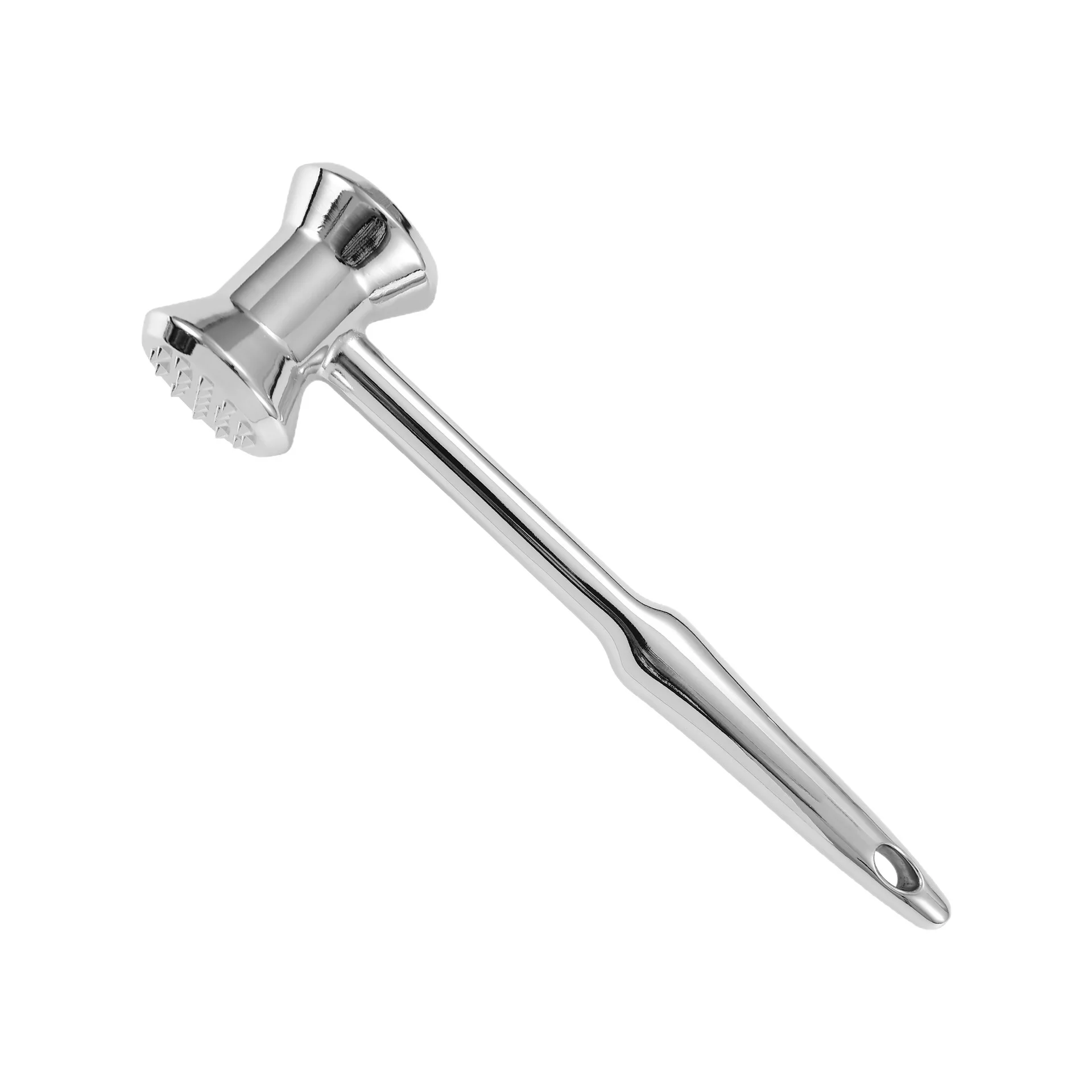 Solid Double Sided Meat Tenderizer Hammer, Household Steak Mallet, Meat Loosener & Tendon Breaker Tool for Kitchen
