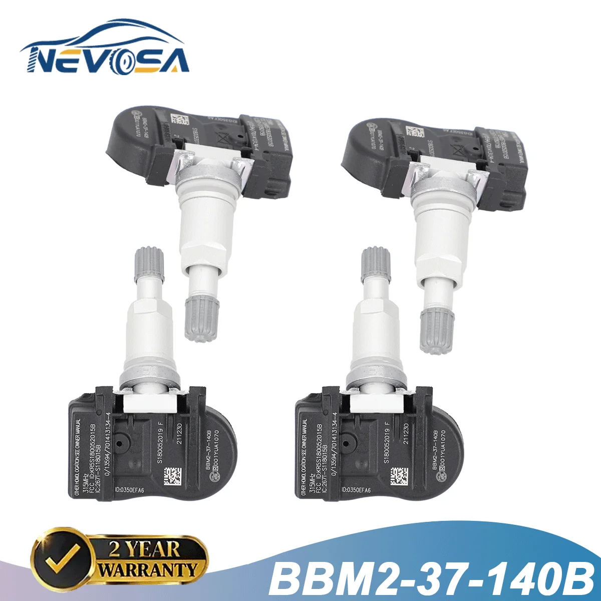 

NEVOSA BBM2-37-140B Tire Pressure Monitor Sensor For Mazda CX-7 Mazda 2 Mazda 3 Mazda 5 MX-5 RX-8 Speed 3 BHA437140 BHA4-37140