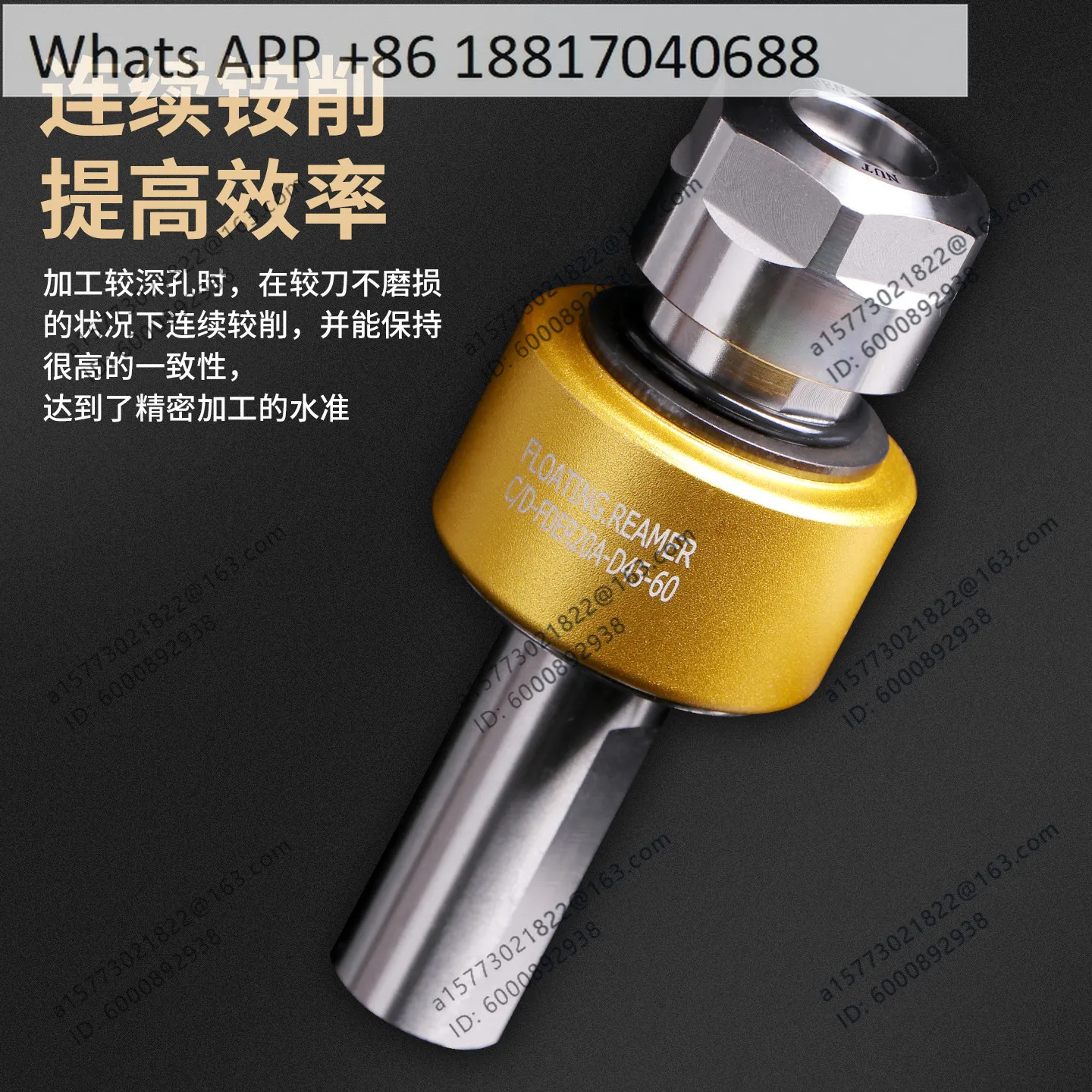 C16/20/25-ER11/16-50L, for reamers, straight shank radial reaming shank