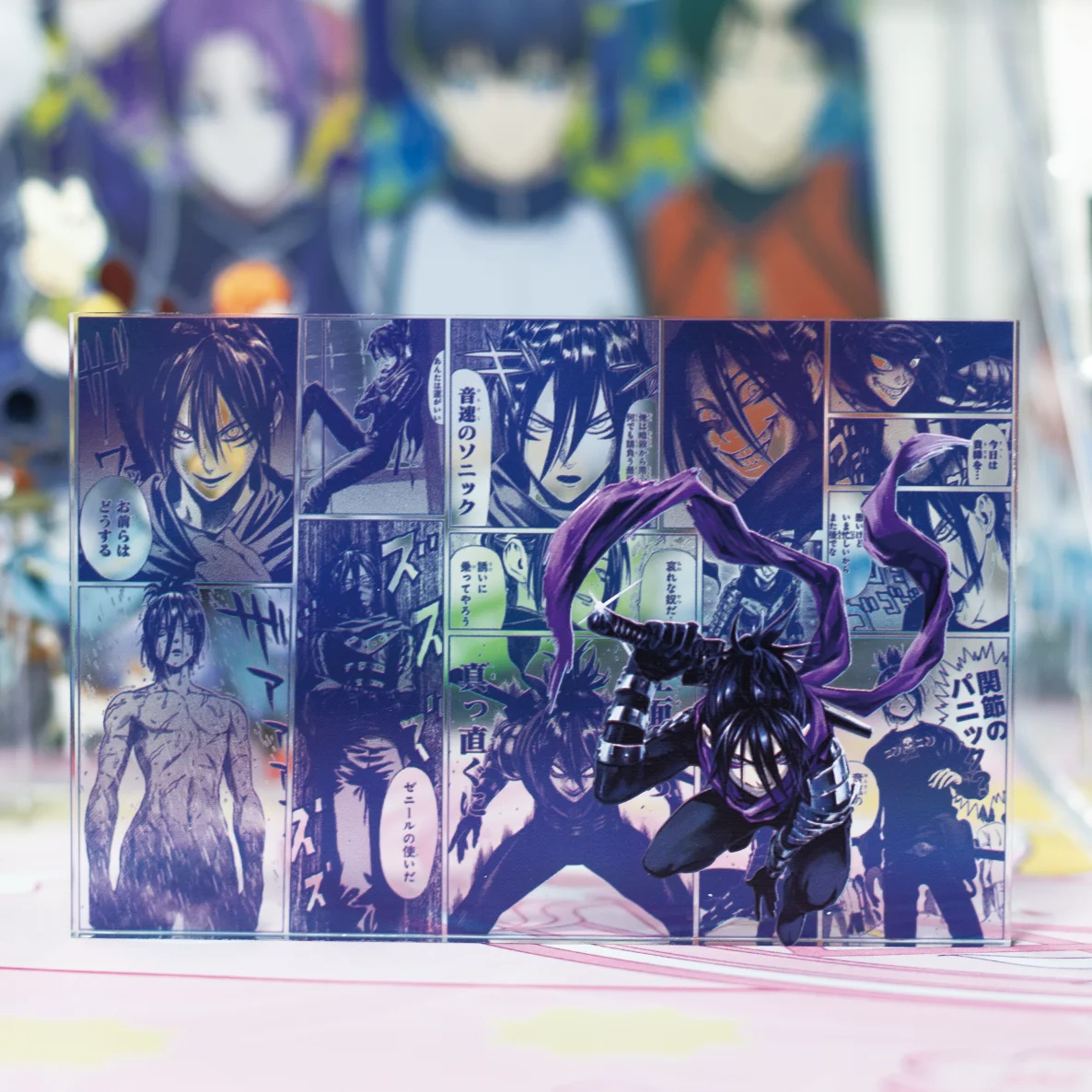 원펀맨 고투명 아크릴 사이타마 제노스 소닉 후부키 애니메이션 상품 선물 고화질 인쇄 오리지널