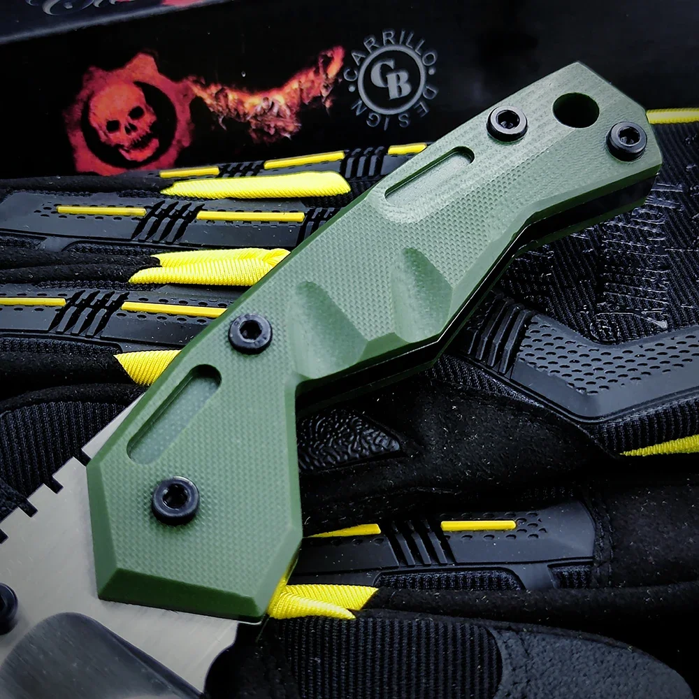 Dwaine Carrillo DC6 Tactical Military Fixed Knife G10 Handle High Quality Combat Survival Knives Outdoor Hunting Portable Tool