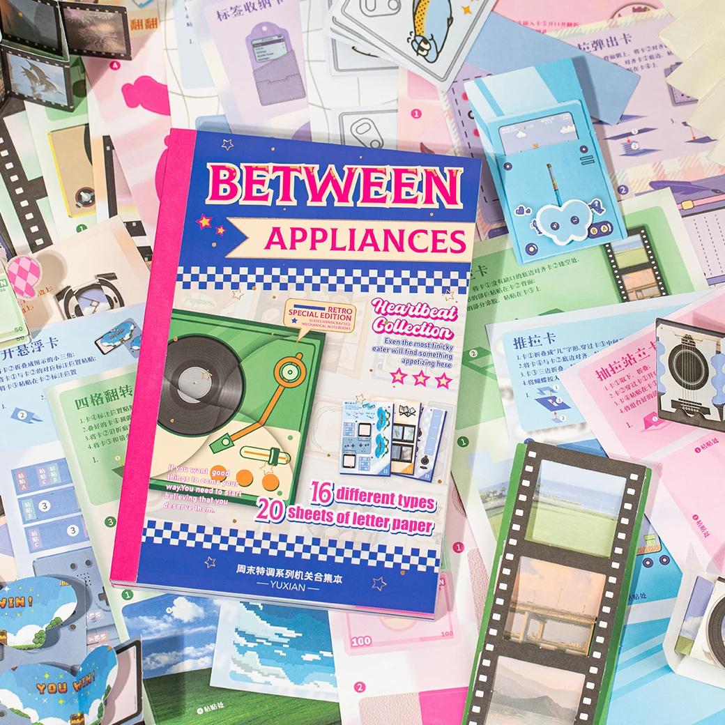 Picture 3: 20 piece/book Cute Japanese Y2K Cut Film Sticker Girl Journal Phone Case DIY Scrapbook Sticker Kawaii Decoration Sticker Gift
