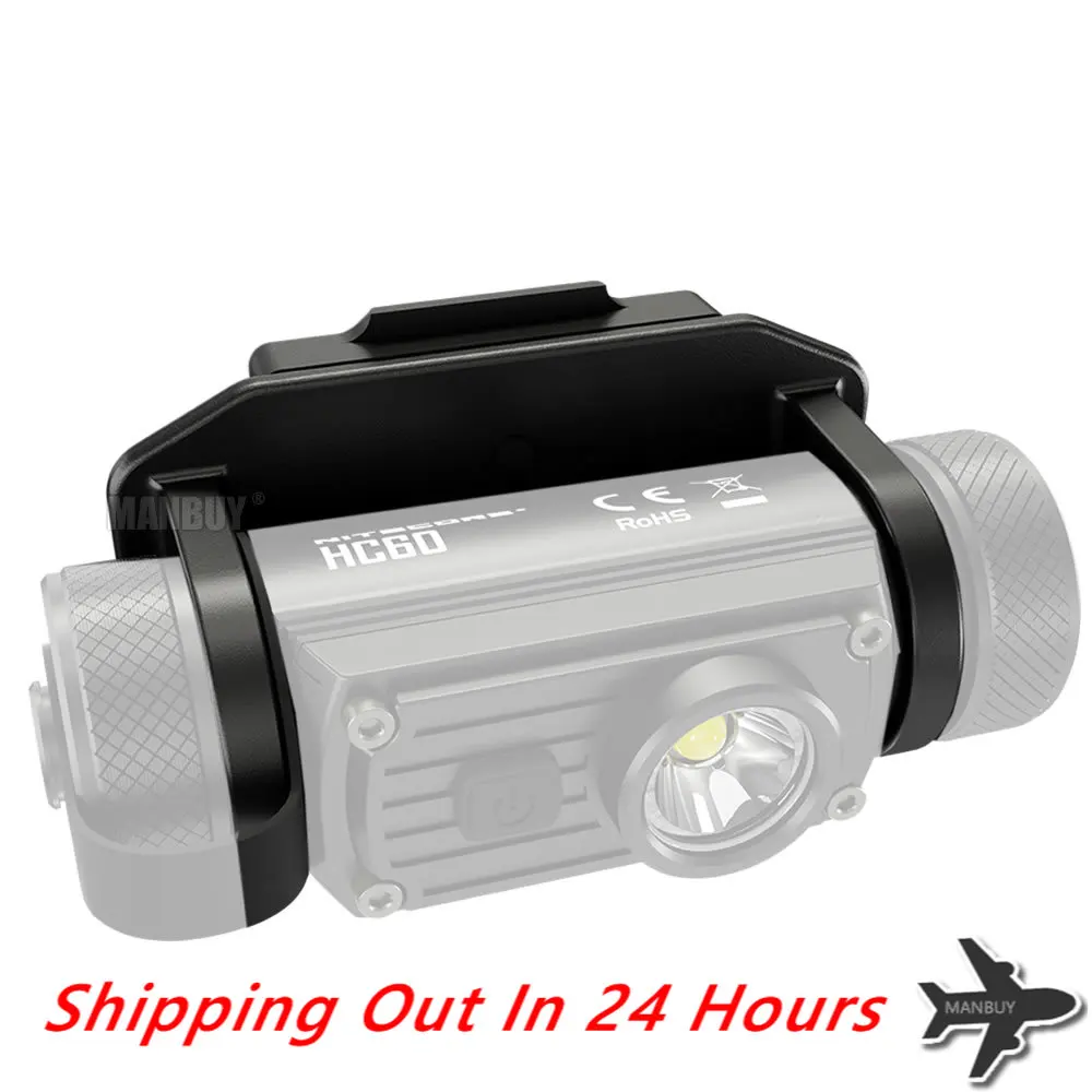 2024 Wholesale NITECORE NVG Mounth Helmet Light Bracket for HC60M HC65V2 HC68 HC65M LED Headlamp Head  Original Accessories