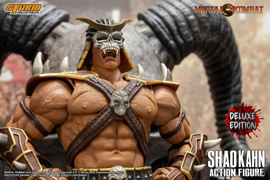 

【MT】Original Storm Collectibles Mortal Kombat SHAO KAHN 1/12 Action Figure Model Toy Gift