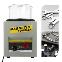 KT-185 Professional Magnetic Jewelry Polisher 2000RPM 250W 3kg Timer & Dual Magnetic Function for Gold Silver Stainless Steel