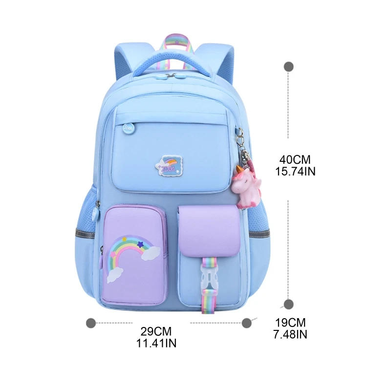 School Backpacks Girls Bookbag Lightweight Durable Backpack for Elementary