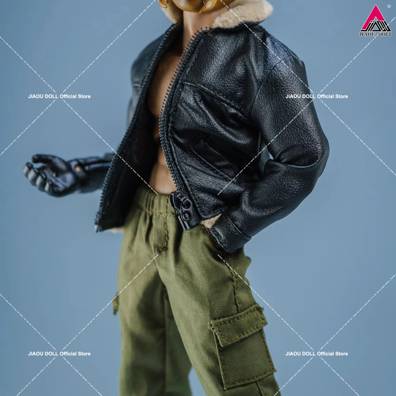 1/12 Scale Male Leather Jacket Pants Clothes Accessory Model for 6'' Romankey Ant Notaman Soldiers Action Figure Body Dolls