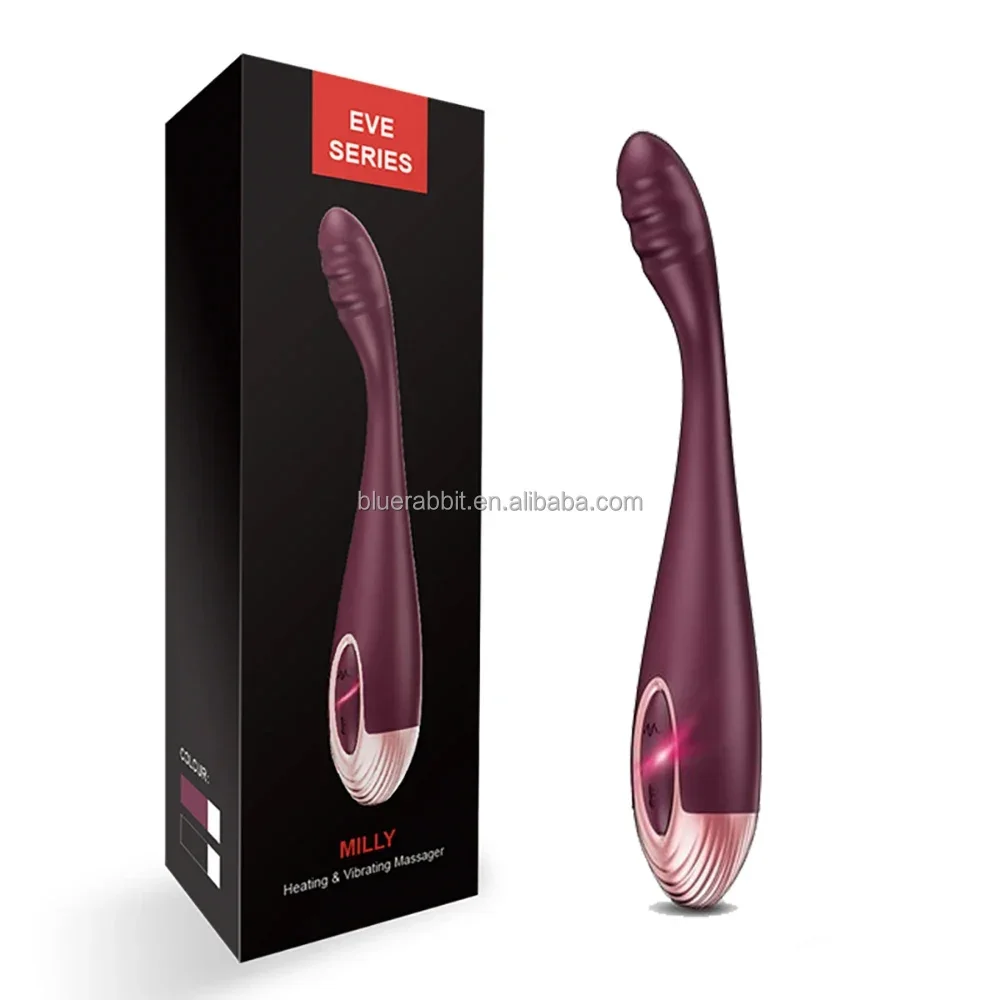 LJ перезаряжаемый силиконовый согревающий Массажер для точки G, оптовая продажа, вибратор на палец для точки G с подогревом