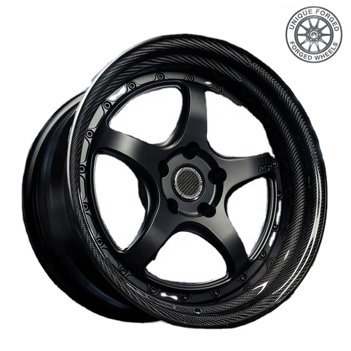

2 Pieces 3 Pieces Carbon Fiber Wheel Coated Carbon or Real Carbon Wheel for All Car Passenger Car Wheels