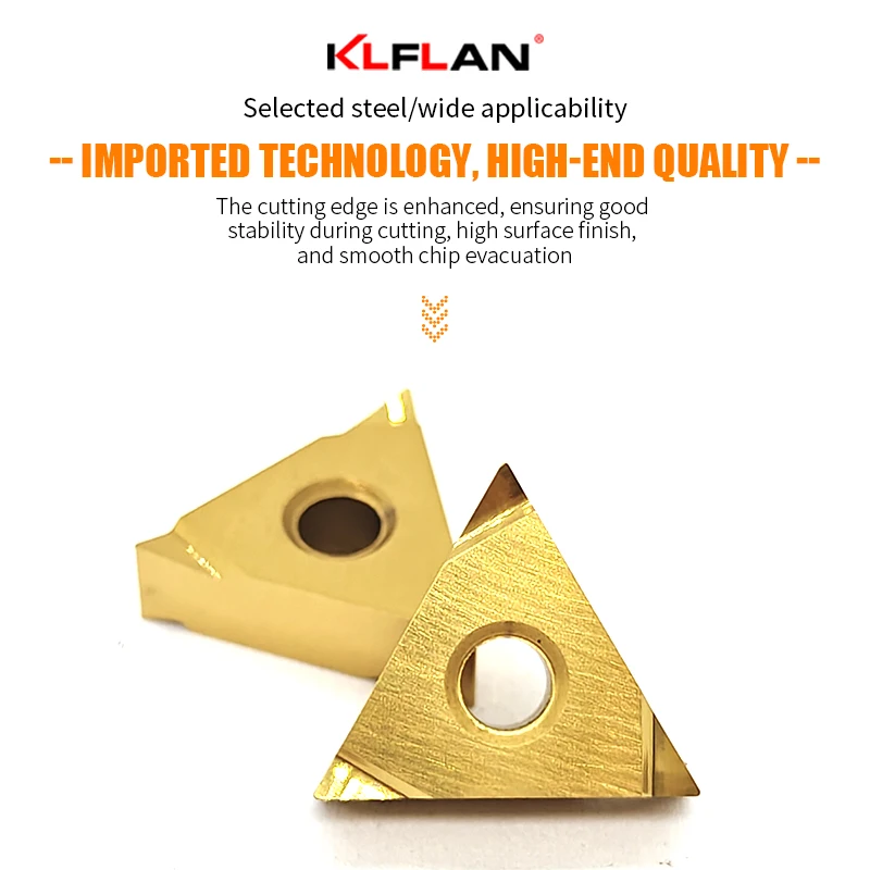 

Imported Ceramic-Coated Finish Turning CNC Inserts TNGG160402R-S TNGG160404R-S TNGG160402L-S TNGG160404L-S Grade PV720 For Steel