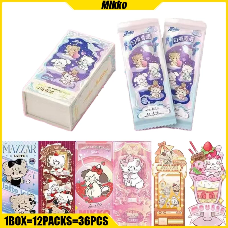 Star Center Vol.1 Mikko Cards Fantasy Adventure Anime Collection Card Mistery Box Board Game Toy Birthday Gifts for Boy and Girl