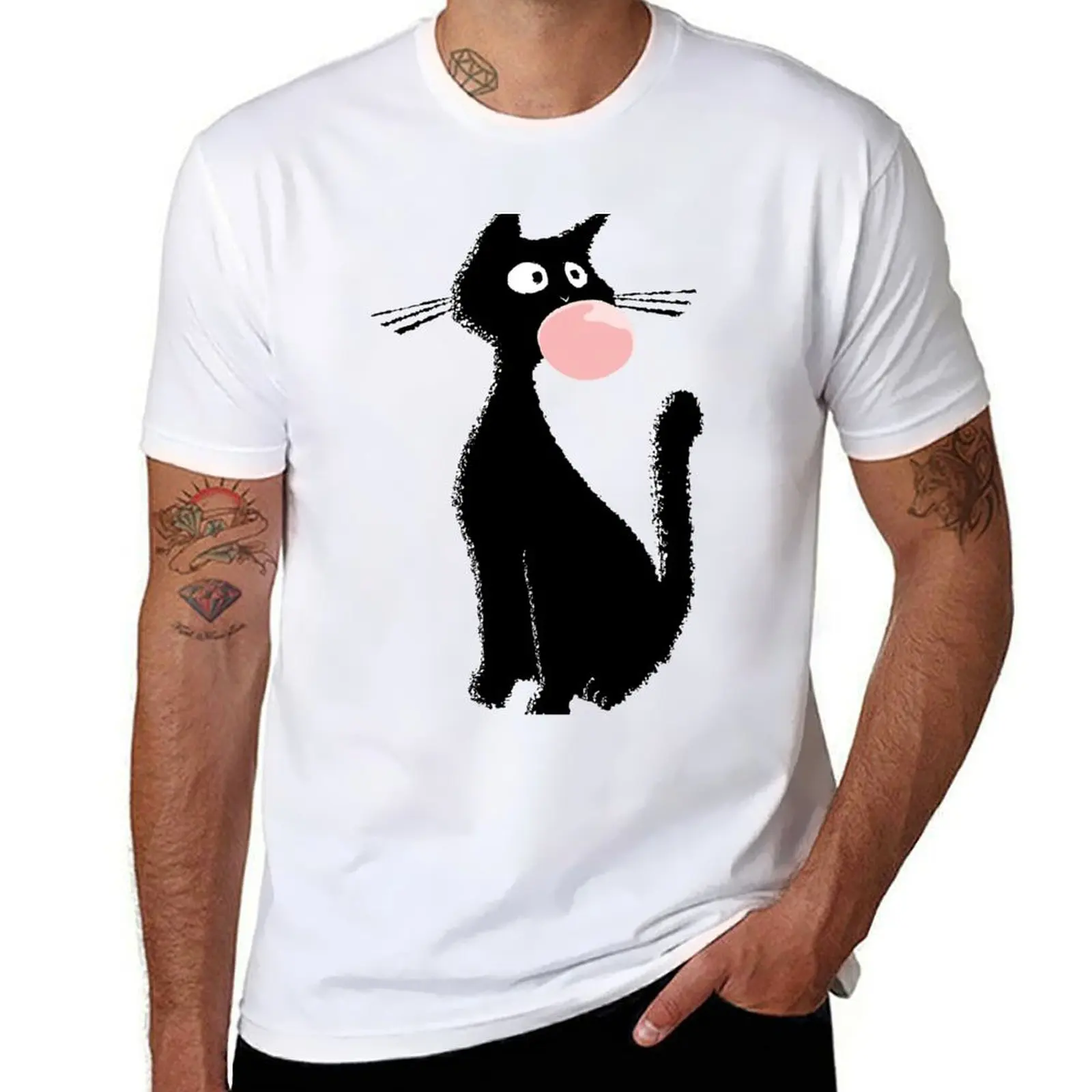 

Bubblegum Kitty T-Shirt t shirts for man cotton soft man tshirt