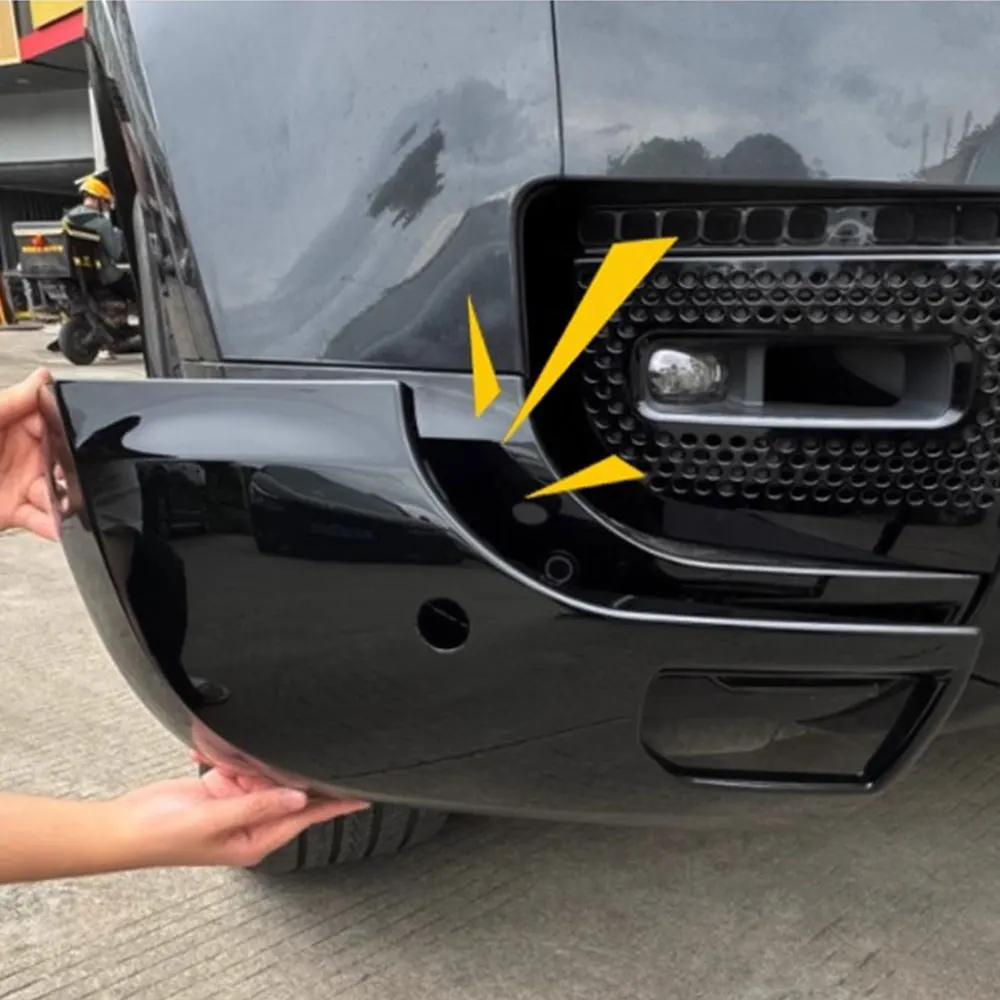 

Для Land Rover Defender 90/110/130 угловая защита переднего бампера 20-25, устойчивый к царапинам передний бампер, объемная передняя лопата