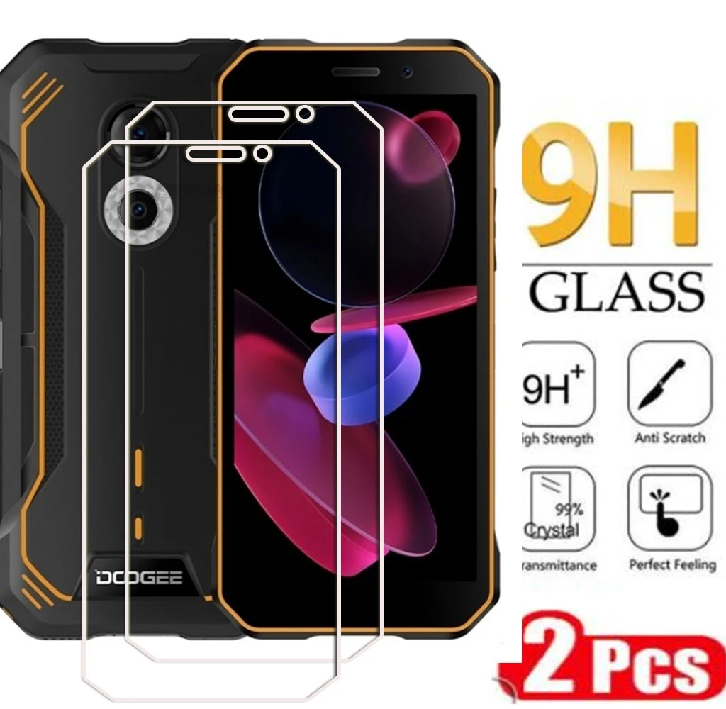 2PCS 9H HD Tempered Glass  For Doogee S51 6.0" Doogee S61 Pro S61Pro DoogeeS51 Screen Protective Protector Cover Film
