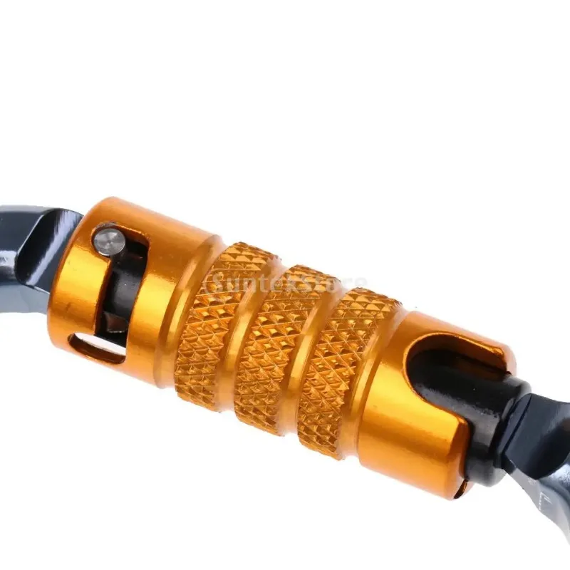 Набор снаряжения для скалолазания на открытом воздухе, 3 шт., алюминиевые D-карабины 28 кН, поворотный брелок с фиксированным одинарным веревочным шкивом 20 кН