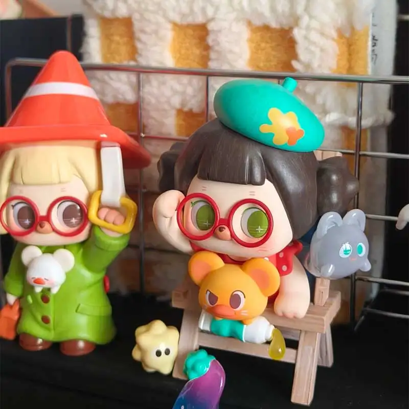 Handgemaakte kleine Peibu-ornamenten Leuke vrouwelijke geschenken Trendy accessoire Fantasierijke ideeën Blind Box Capsule-speelgoed voor animatiefans