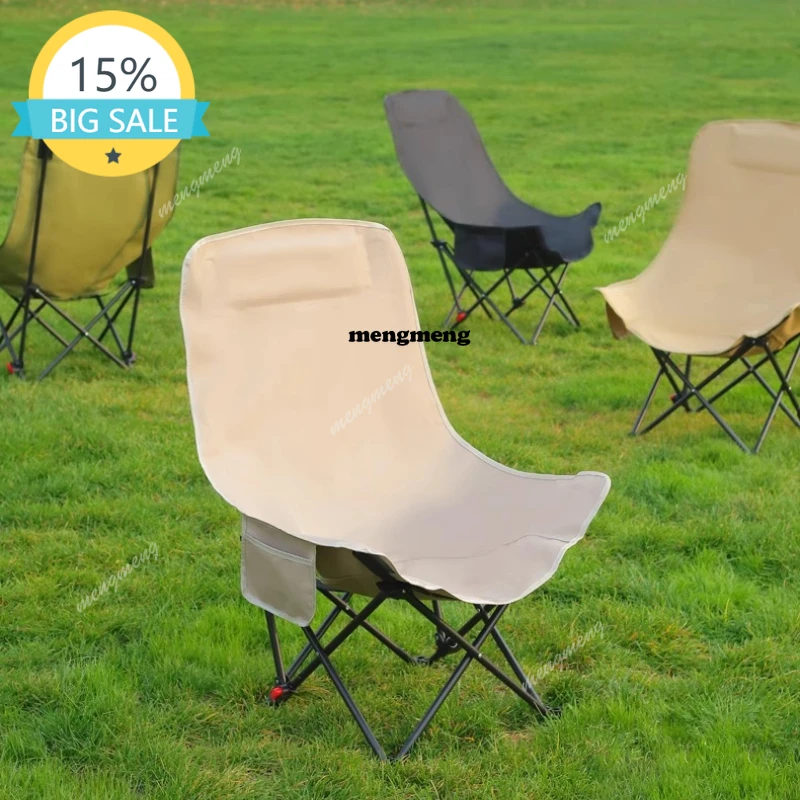 

Складные кемпинговые стулья zHPadded для людей с большим весом, стальные, с защитой от солнца, для отдыха на природе, аксессуары для пляжа, садовая мебель