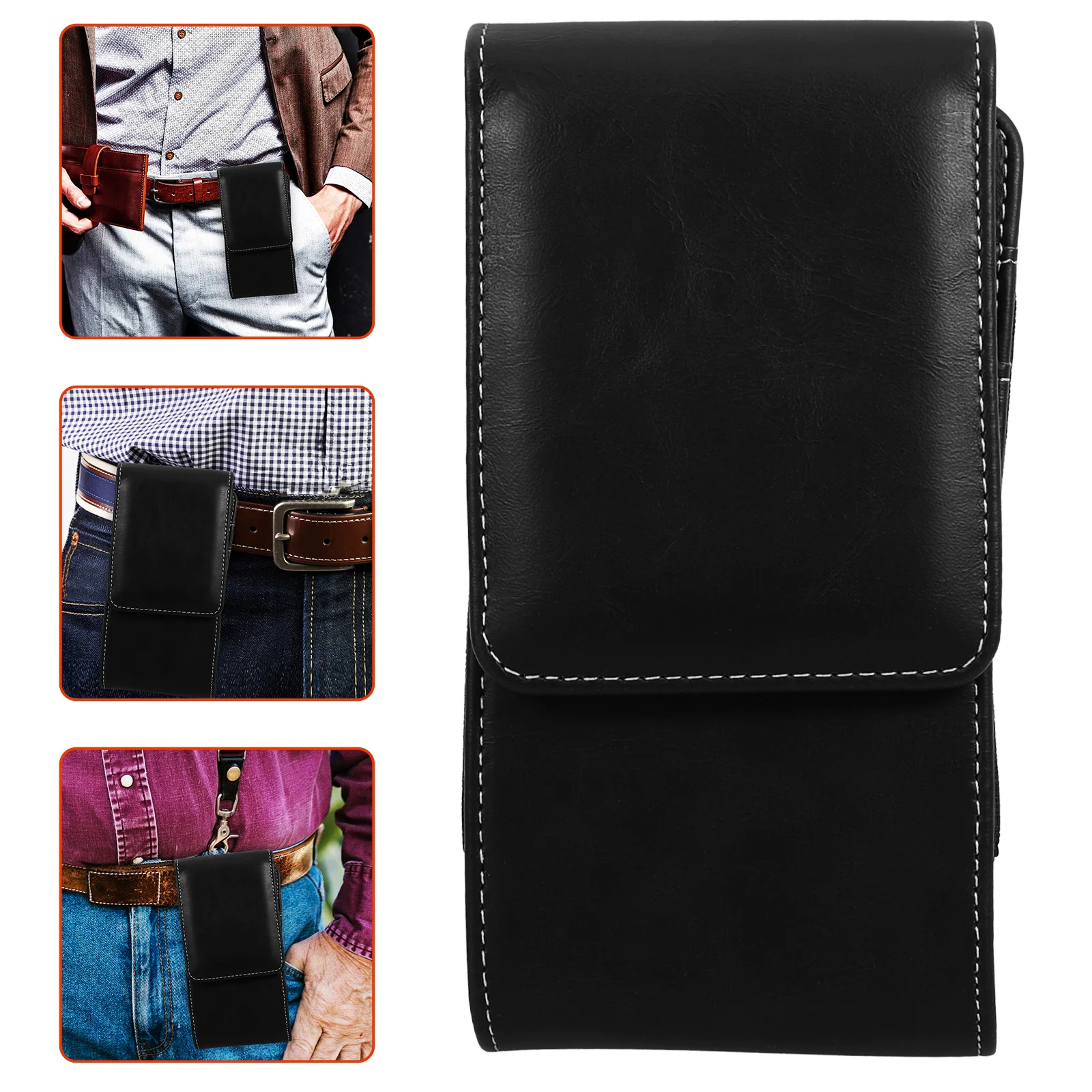 

Cell Phone Waist Bag Small Phone Bag Lightweight Slim Card Holder for Outdoor Travel Camping Men Cellphone Pouch