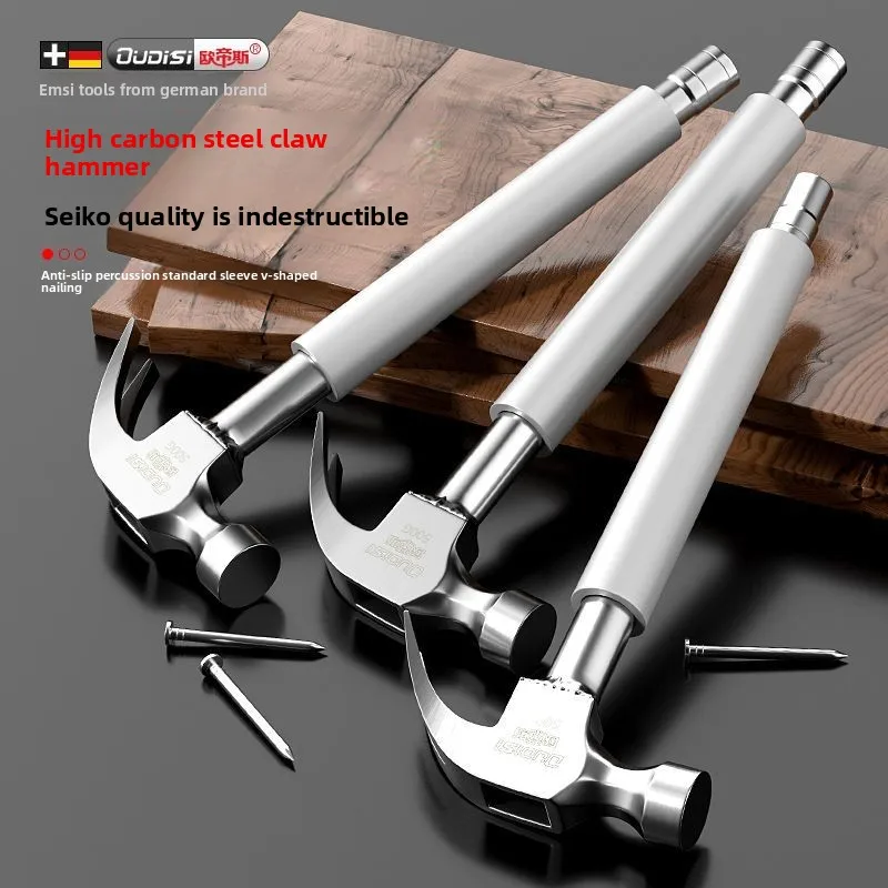 

Stainless Steel Hammer With Sleeve Air Conditioner Installation Artifact Expansion Screw Special Hammer Woodworking Claw Hammer