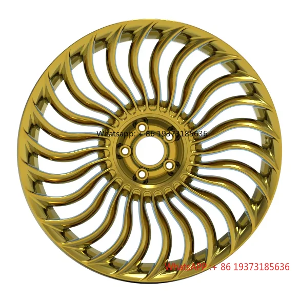 Best Selling New Custom Forged Aviation Aluminum Alloy 6061-T6 Wheels 17-22 Inch Multi-Spoke Design Universal Fitment 5-Year