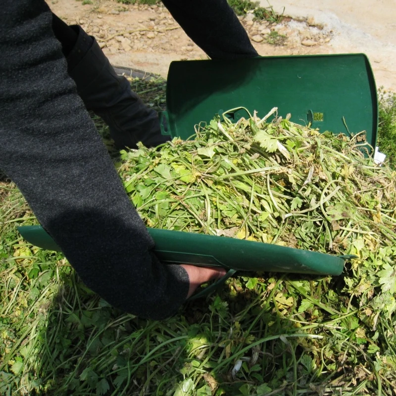 1 คู่แบบพกพา Garden และ YARD Leaf Scoops Hand Rakes สำหรับสนามหญ้าและสวนทำความสะอาด-Up Heavy Duty เศษสนามหญ้าใบ