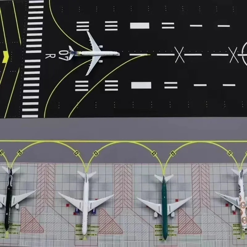 1:400 almofada de pista de aeroporto para avião de aviação civil avião airways estacionamento no avental mouse pad acessório de cena de aeroporto