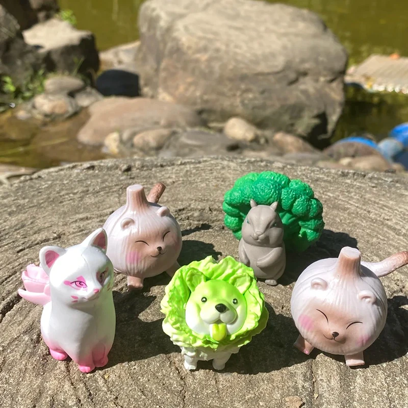 

In Stock Hand-Done Blind Box Model Figure Decoration Vegetable Genie Doll Gift Creative Can'T Put It Down Surprise