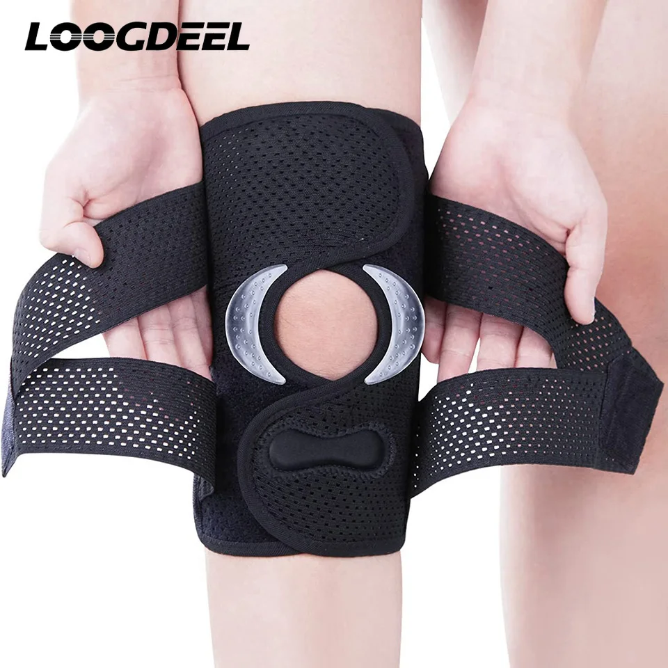 LOOGDEEL 1PC Knee Pad The Treatment Knee Joint Pain Knee Pad Side Stabilizer Patellar Gel Pad Meniscus ACL MCL