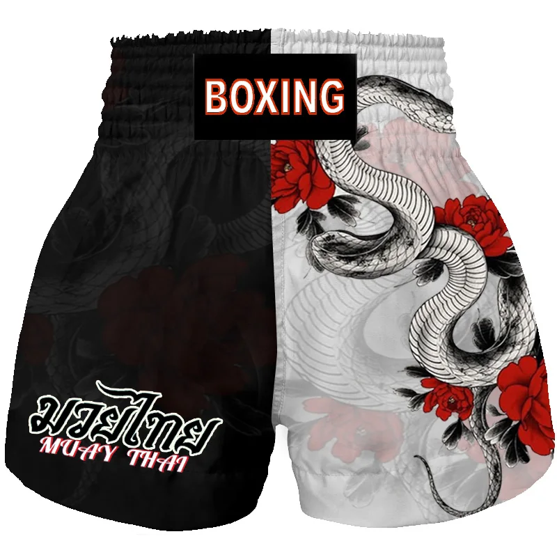 Men\'s and women Boxing Pants MMA Fighting Muay Thai Shorts Boxeo Boxer Training Sports High Quality Kick Boxing Fitness Athletic