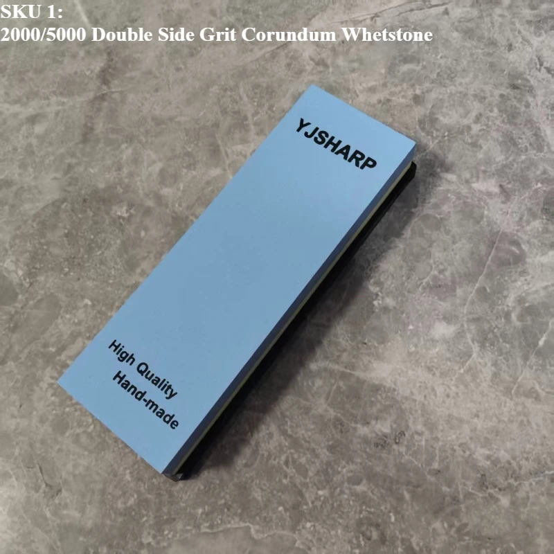 3 Pieces Set 2000 5000 Grit ADAEE Double Sides Sharpening Stone  For Pruning Shear With Size 7.1'*2.4'*1.1