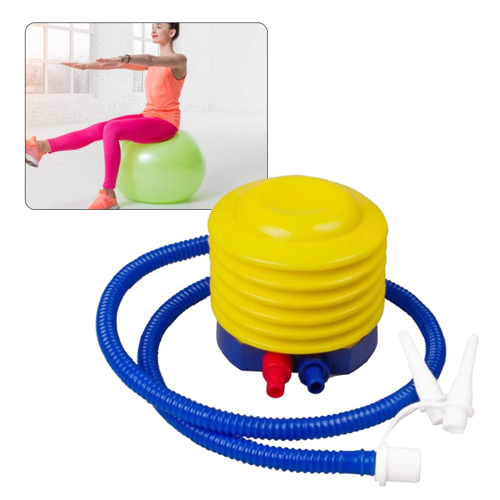 Balloon Inflatable Tube Pumping Swimming Ring Yoga Ball Mattress Pedal Air Pump Outdoor Children Classic Interactive Game