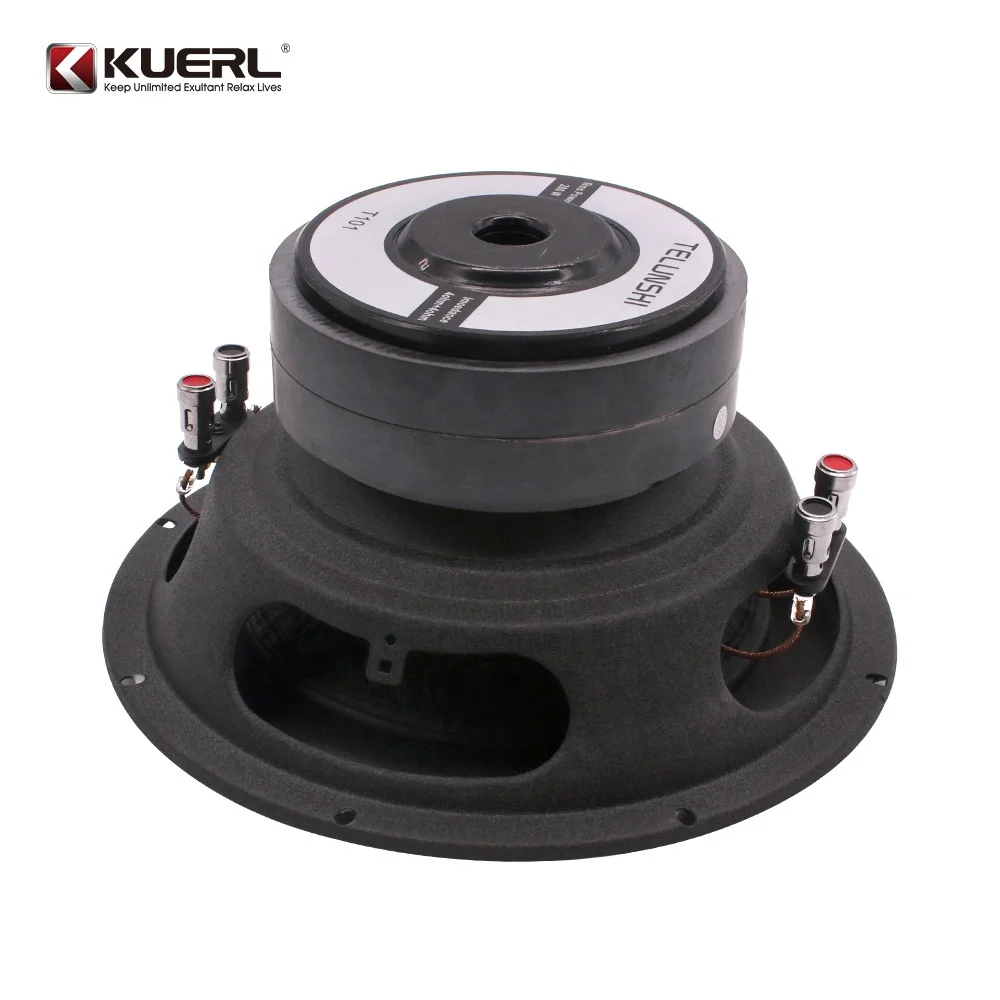 Factory10 Inch 4 Ω+4 Ω RMS 200W 91DB 50mm KSV Car Bass Speaker 150 Double Magnetic Double Coil Big Power 12V Subwoofer Speaker